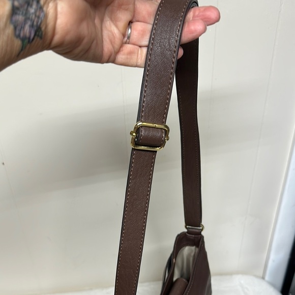 Calvin Klein Brown Shoulder Bag with Hobo Silhouette - Picture 16 of 16